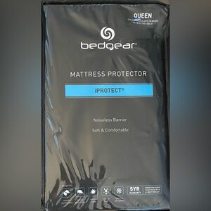 NEW ~ BedGear ~ Queen ~ iPROTECT ~ Mattress Protector ~ Noiseless Barrier